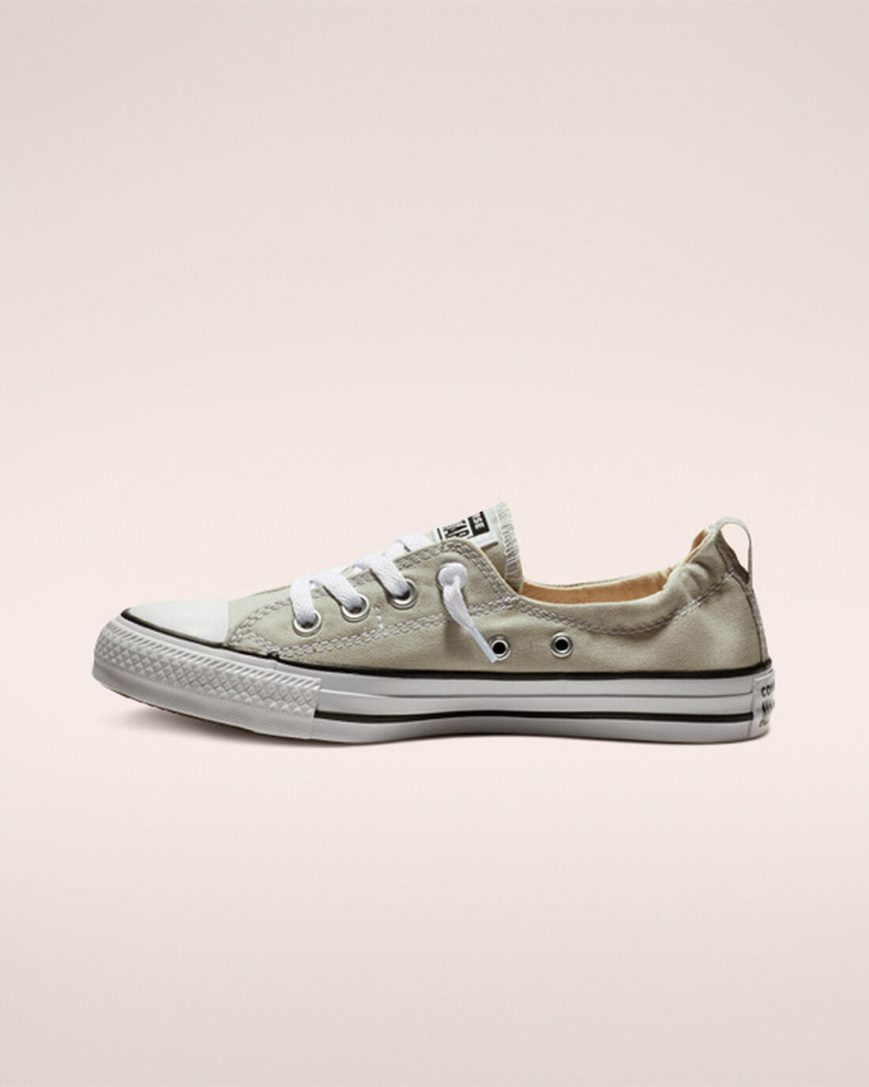 Dámské Boty Slip On Converse Chuck Taylor All Star Shoreline Šedé | CZ YOIJ81